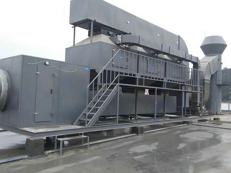 华体会hth化工厂HCl废气喷淋吸收塔工程案例-碱液多级喷淋去除率90%以上